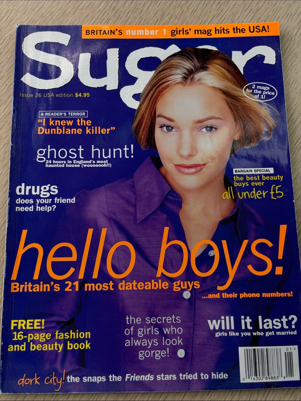 Sugar magazine Issue 26 December 1996 - purple and orange